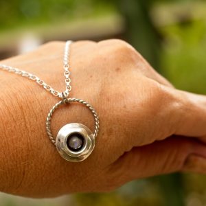 Moonstone 'Picture Disc' Statement Pendant