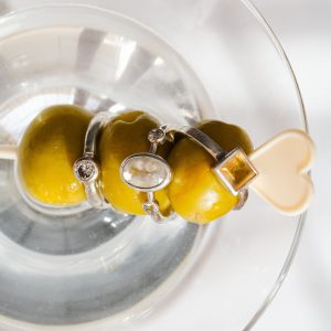 rings, silver, moonstone, citrine