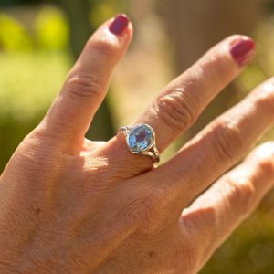 Marbella Sky Topaz Ring
