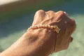 Pearl & Gold Statement Bracelet