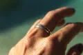 Emerald & Amethyst Mosaic Band