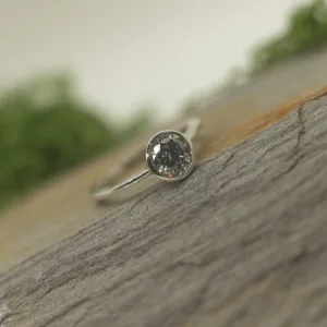 moissanite, ring, 1ct